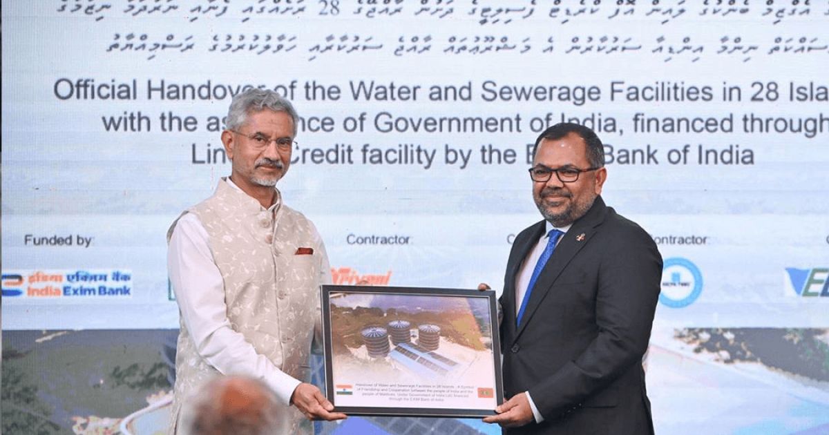 އިންޑިއާއިން ރާއްޖޭގެ 28 ރަށް ހުރަސްކޮށް އިންފްރާސްޓްރަކްޗަރގެ މުހިއްމު މަސައްކަތްތައް ނިންމައި ސަރުކާރާއި ހަވާލުކޮށްފި
